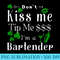 Hot Lip Shamrocks Money Dont Kiss Me Tip Me Im A Bartender - Sublimation graphics PNG - High Resolution And Print-Ready Designs