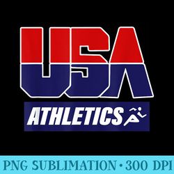 athletics 2021, track and field, running usa team - png download high quality