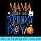 Mama Of The Birthday Sports Matching Family Party - PNG Download Template - Spice Up Your Sublimation Projects