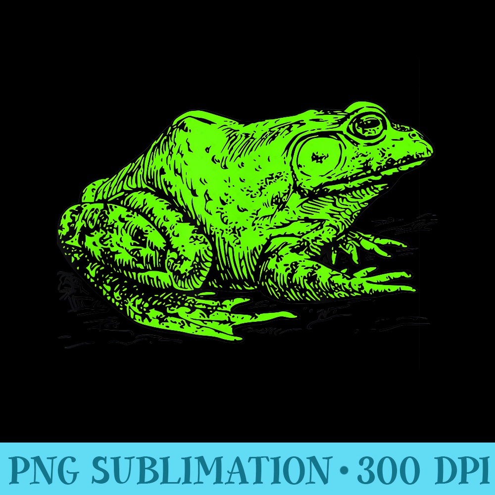 Bullfrog Amphibian Graphic - Transparent PNG Download - Defying the Norms