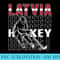Latvia Ice Hockey Fans Jersey Support Latvian Hockey Team - PNG Download Gallery - Revolutionize Your Designs
