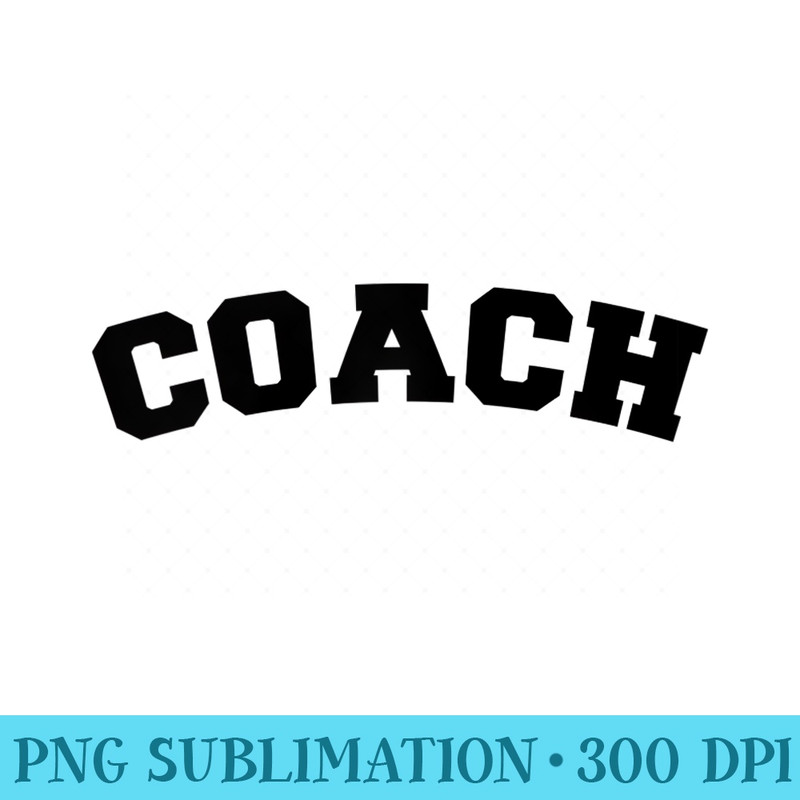 Coach Raglan Baseball - Digital PNG Artwork - Capture Imagination with Every Detail