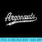 Argonauts T Vintage Sports Name Design - Transparent Shirt Clip Art - High Resolution And Print-Ready Designs