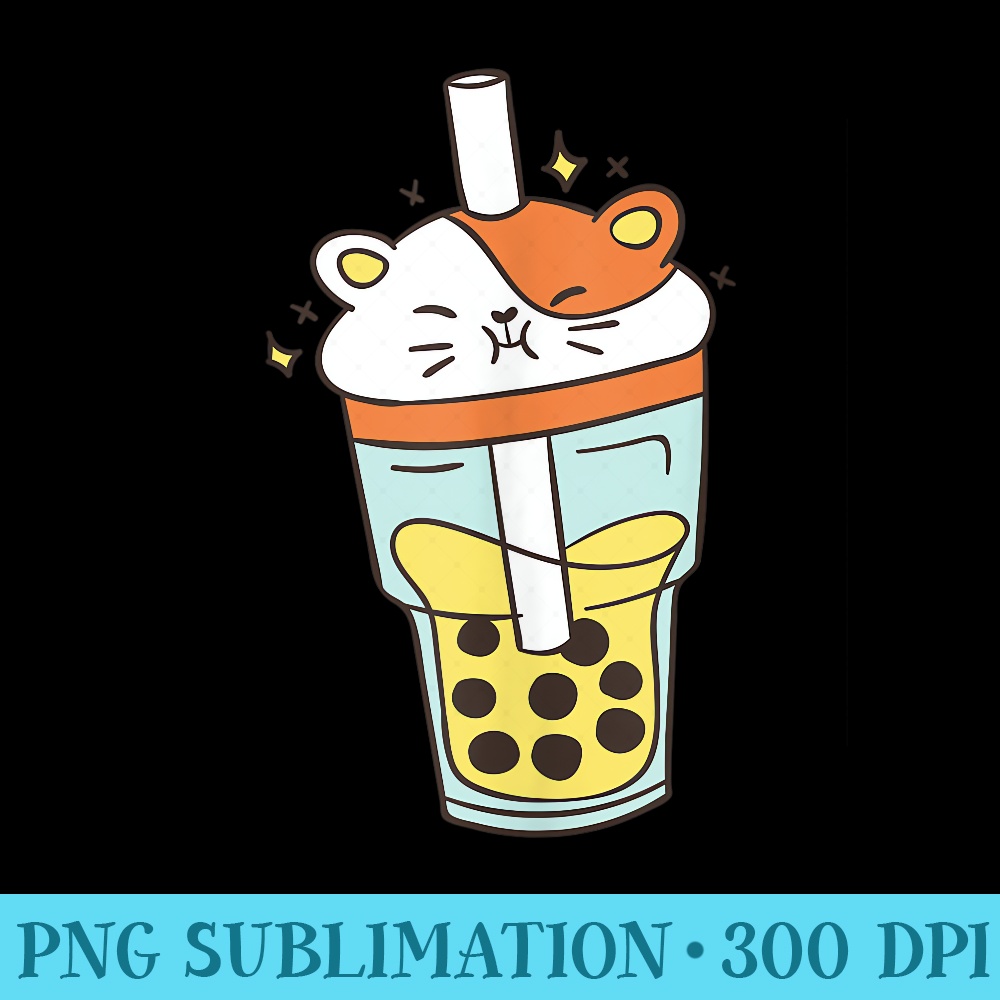 Cat Boba Tea Bubble Tea Kawaii Anime Japanese Neko Girl n - Unique PNG Artwork - Add a Festive Touch to Every Day
