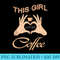Hand Heart Retro This Girl Love Coffee Funny Coffee Lover - Sublimation clipart PNG - Easy-To-Print And User-Friendly Designs