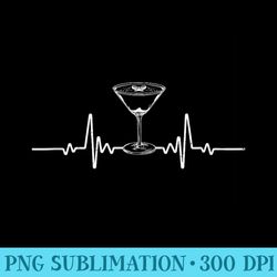 espresso martini ecg heartbeat vodka caffeine cup pulse line - sublimation backgrounds png