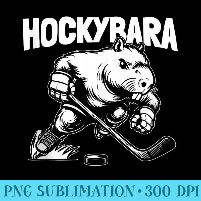 Capybara Player Team Ice Hockey Hockybara - PNG Picture Download - Create with Confidence