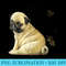 I Didnt Fart My Butt Blew You A Kiss, Funny Pug Dog - Digital PNG Artwork - Perfect for Creative Projects