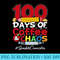 Sparkle Counselor Happy Women 100 Days Of Coffee Chaos Premium - Transparent Shirt Design - Bold & Eye-catching