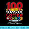 Nursing Professor Happy Women 100 Days Of Coffee Chaos - PNG Download Gallery - Perfect for Personalization