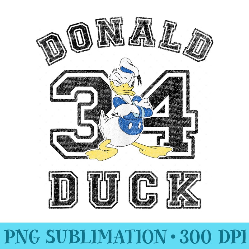 Disney Mickey And Friends Donald Duck 34 - PNG Download Clipart - Unique And Exclusive Designs