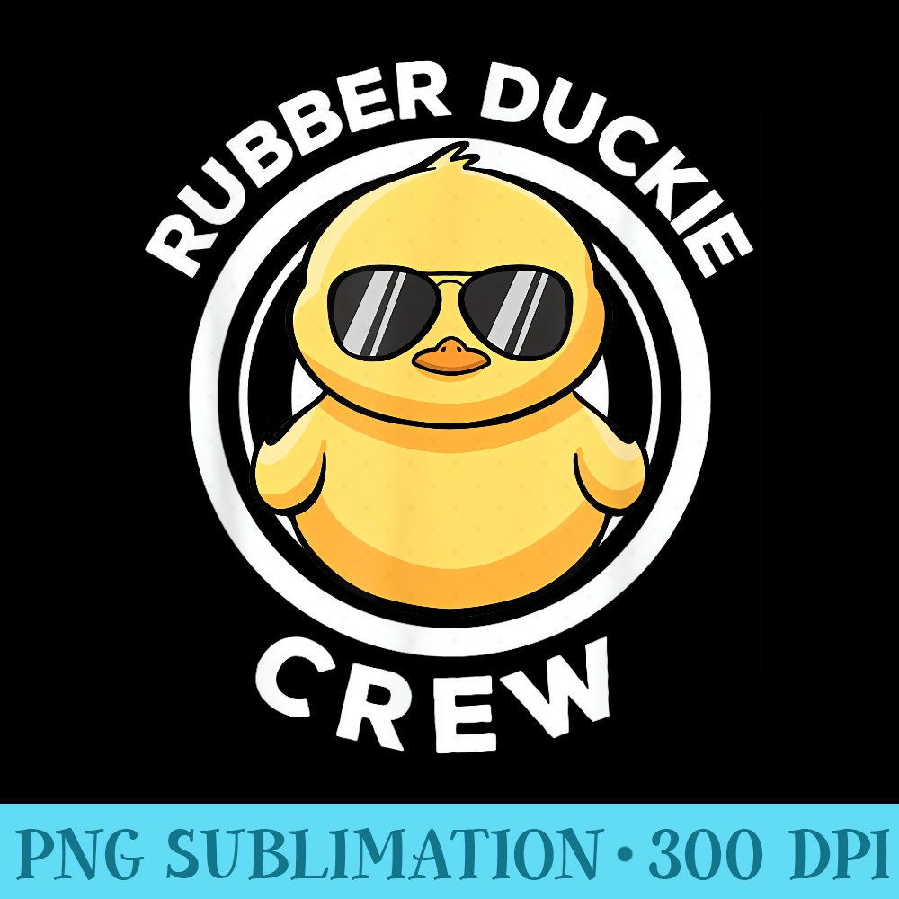 Rubber Duckie Crew I Love Ducks Lovers Funny Rubber Duck - Fashionable Shirt Design - Revolutionize Your Designs