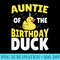 Rubber Ducky Happy Birthday Aunt Of The Rubber Duck - Shirt Artwork Download - Revolutionize Your Designs