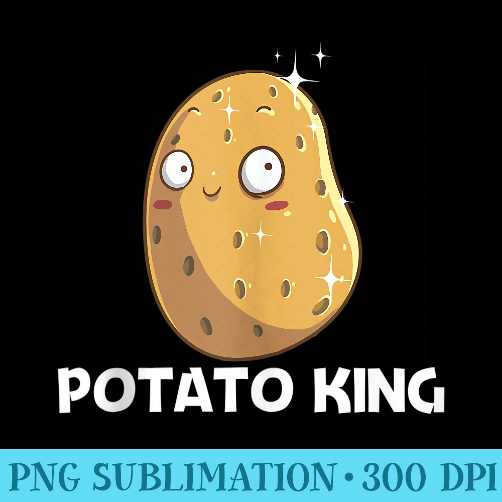 Cute Potato For Men Dad Vegetable Baked Potato Lovers - Sublimation clipart PNG - Perfect for Sublimation Art