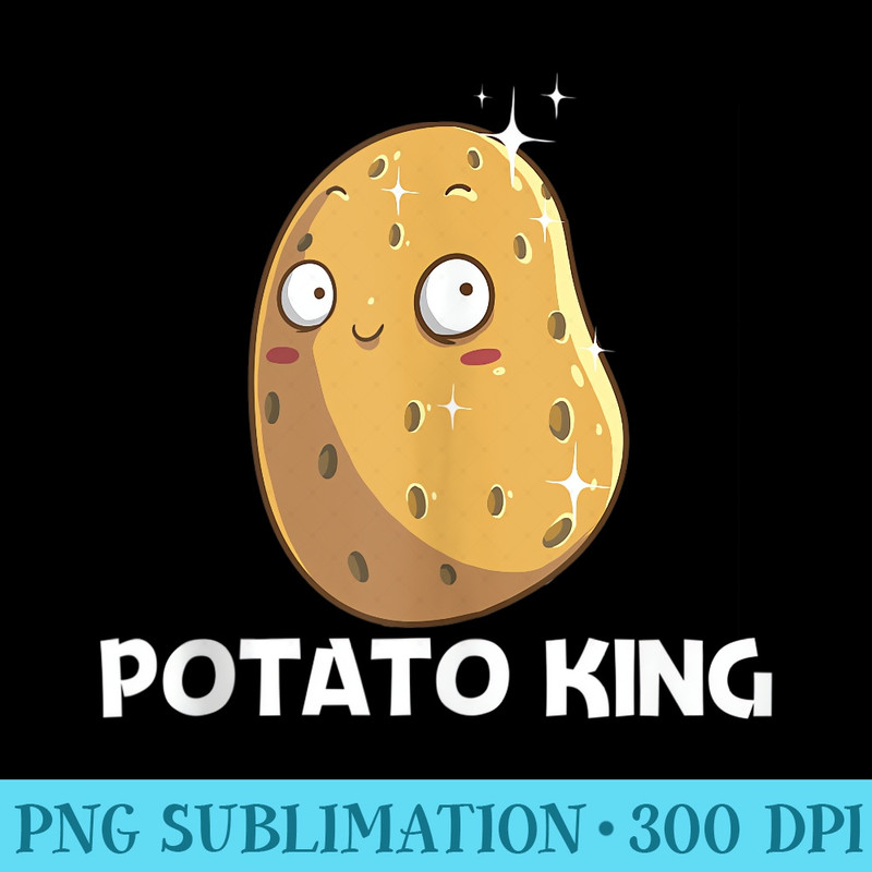 Cute Potato For Men Dad Vegetable Baked Potato Lovers - Sublimation clipart PNG - Perfect for Sublimation Art