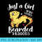 Just A Girl Who Loves Bearded Dragon Women Mom - PNG Image Download - Capture Imagination with Every Detail
