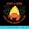 Just a Girl Who Loves Hermit Crabs Cute Hermit Crab Lover - Trendy PNG Designs - Lifetime Access To Purchased Files
