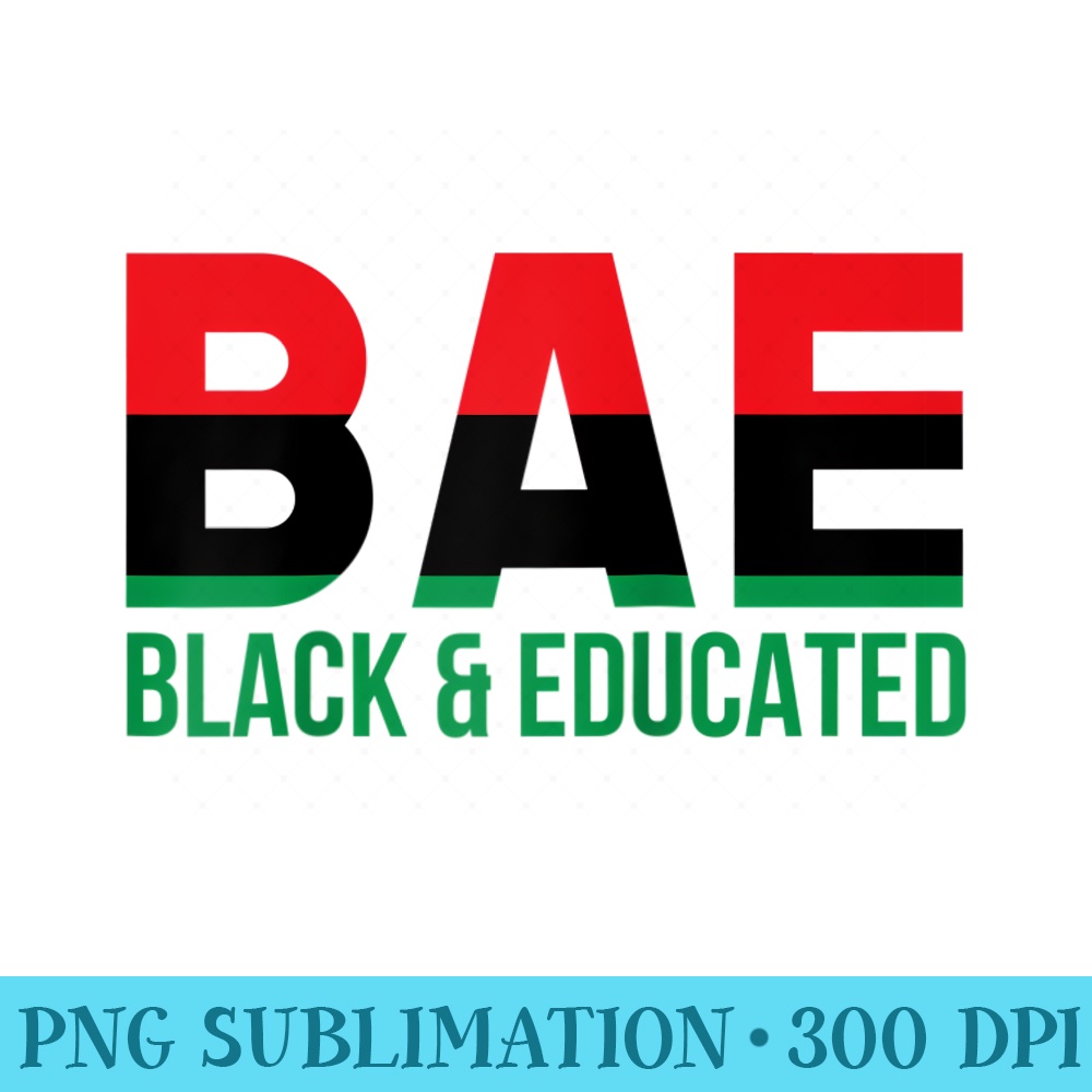 BAE Black Educated Afro Pride Pan African Flag Melanin Raglan Baseball - Digital PNG Downloads - Easy-To-Print And User-Friendly Designs