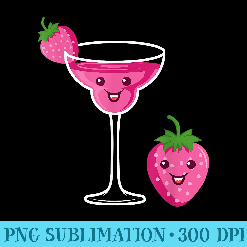 Strawberry Margarita Mexican Drinker - Download Shirt PNG - Limited Edition And Exclusive Designs