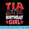 Tia of The Berry First Birthday of Girl Strawberry Aunt - Shirt Print PNG - Stunning Sublimation Graphics