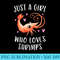 Just A Girl Who Loves Shrimps Cute Shrimp Lover - PNG Graphics Download - Perfect for Sublimation Mastery