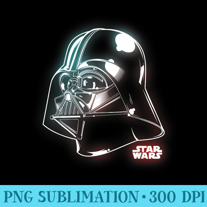 Star Wars Vader Classic Neon Glow - PNG Download Gallery - Versatile And Customizable Designs