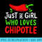 Just A Girl Who Loves Chipotle mexican food - PNG Templates Download - Capture Imagination with Every Detail