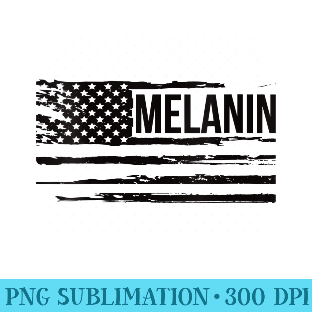 Womens African American Flag Melanin Black History Month Juneteenth - Sublimation templates PNG - High Resolution And Print-Ready Designs