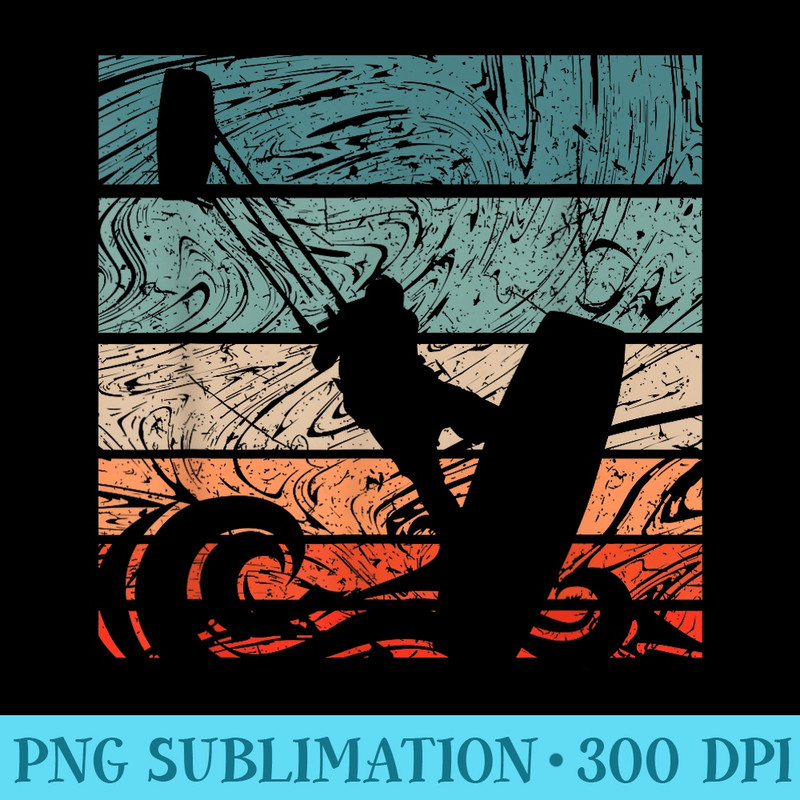 Kiteboarder Kitesurfing Vintage Surfer Cool Kite Surfing - Ready To Print PNG Designs - Perfect for Sublimation Art