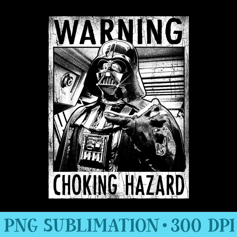 Star Wars Darth Vader Choking Hazard Vintage Graphic T T - Download Transparent PNG Images - Perfect for Creative Projects