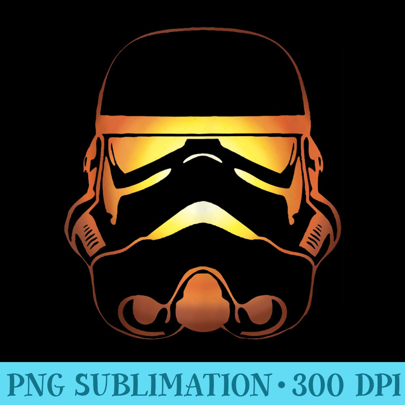 Star Wars Stormtrooper Pumpkin Glow - PNG Download Graphic - Unlock Vibrant Sublimation Designs