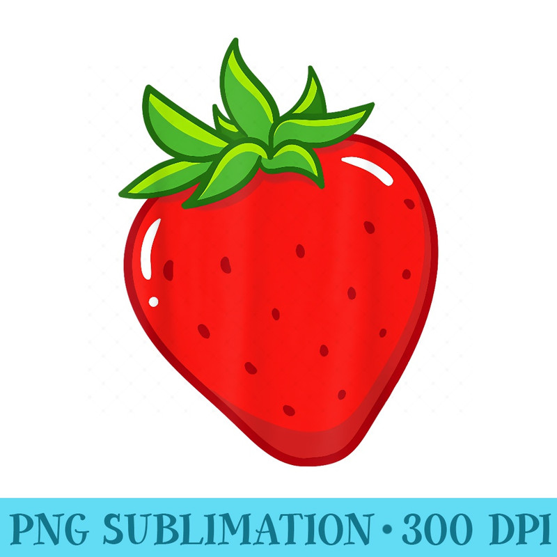 Strawberry Art Fruitarian Strawberries Berry Fruit Lover - Transparent Shirt Clip Art - High Resolution And Print-Ready Designs