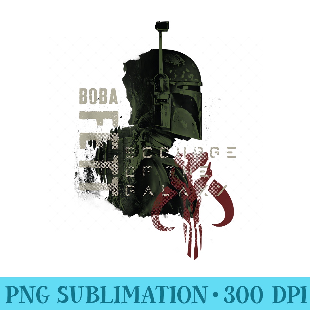 Star Wars Boba Fett Scourge of the Galaxy - PNG Download Clipart - Capture Imagination with Every Detail