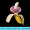 Funny Sex Joke Sexual Banana Doughnut Doughnuts - Sublimation clipart PNG - Capture Imagination with Every Detail