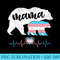 Protect Trans Mama Bear Transgender LGBT Pride Month - PNG Download High Quality - Perfect for Personalization