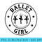 Ballet Retro Vintage Ballerina Girl - PNG Download Gallery - Enhance Your Apparel with Stunning Detail