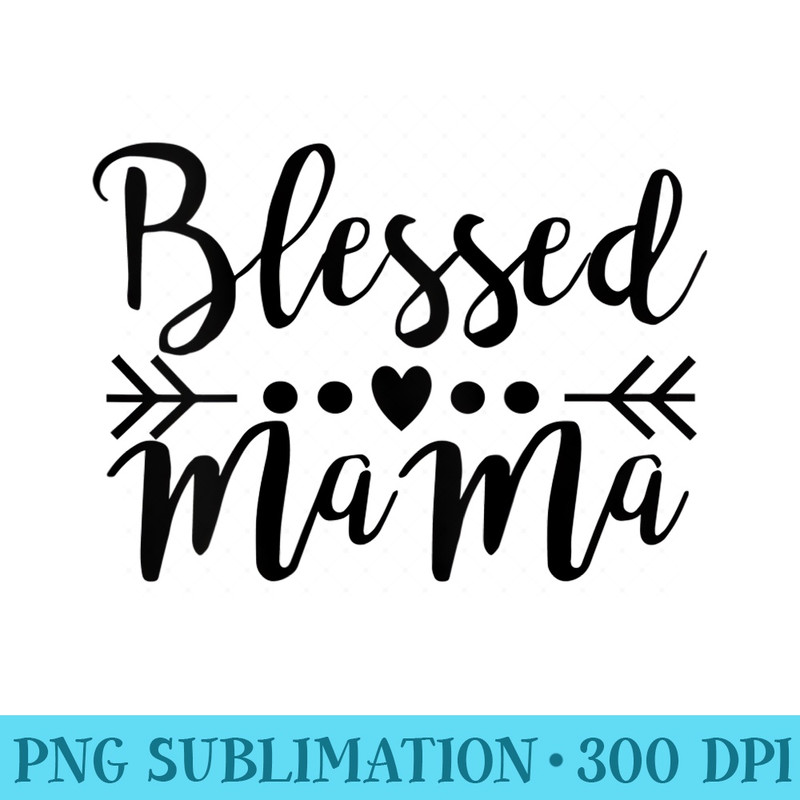 Womens Blessed Mama mama bear llama shark Plus Size Mom - Shirt Vector Art - Eco Friendly And Sustainable Digital Products