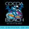 Cocoa Beach Florida Gateway To Space Surfing Astronaut - Free Transparent PNG Download - High Resolution And Print-Ready Designs