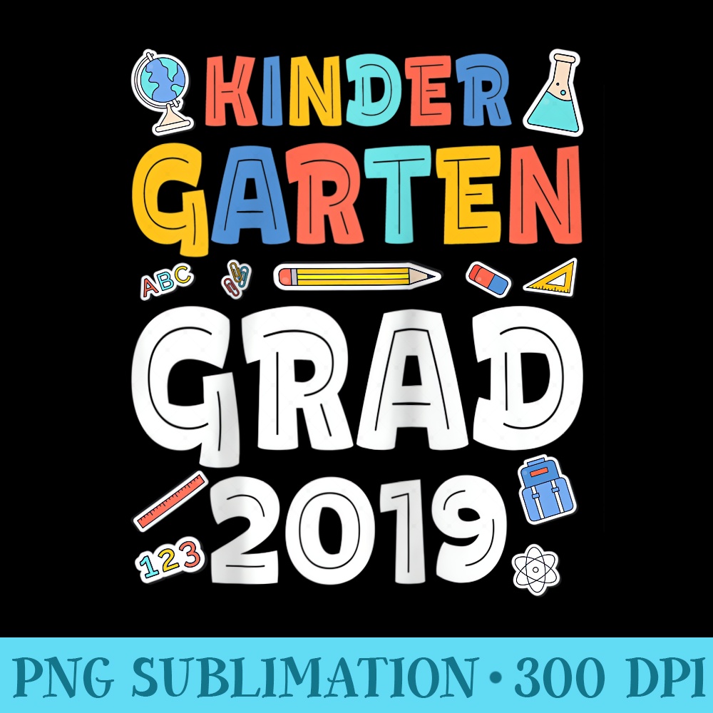 Kindergarten Grad T Graduate 2019 Graduation Raglan Baseball - PNG Picture Download - Trendsetting And Modern Collections