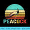 Vintage Peacock T Sunset - Modern PNG designs - Unleash Your Inner Rebellion
