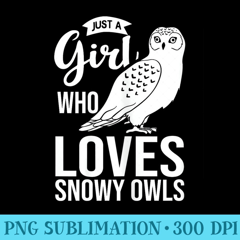 Snowy Owl Bird Animal - PNG Download Artwork - Bring Your Designs to Life