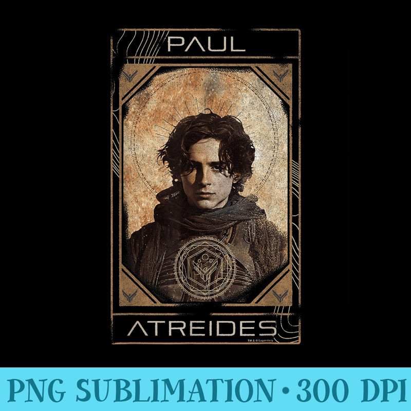 Dune Paul Atreides Tarot Card - PNG Download - Premium Quality PNG Artwork