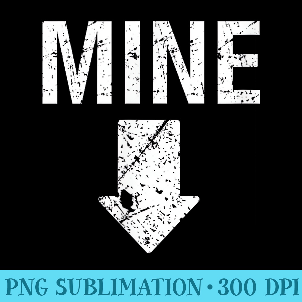 MINE Down Arrow Feminist, ProChoice Reproductive Rights - PNG Image Download - Perfect for Sublimation Art