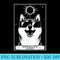 Solar Eclipse 2024 Totality Tarot Card Shiba Inu Astronomy - PNG Download - Eco Friendly And Sustainable Digital Products