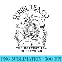 suriel tea co the hottest tea in rythian retro bookish women - png image library download
