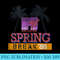 MTV Spring Break 88 Palm Trees Graphic - Sublimation images PNG download - Boost Your Success with this Inspirational PNG Download