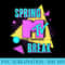 MTV Music Television Spring Break Geometric Classic Logo - Printable PNG Graphics - Trendsetting And Modern Collections