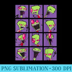 nickelodeon invader zim freak out collage t - png image download