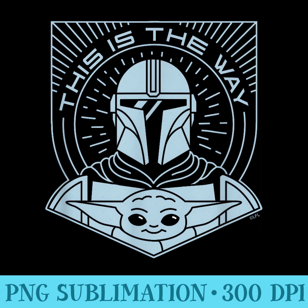 Star Wars The Mandalorian Season 3 Grogu The Way Hyperspace - PNG design assets - Instant Access To Downloadable Files