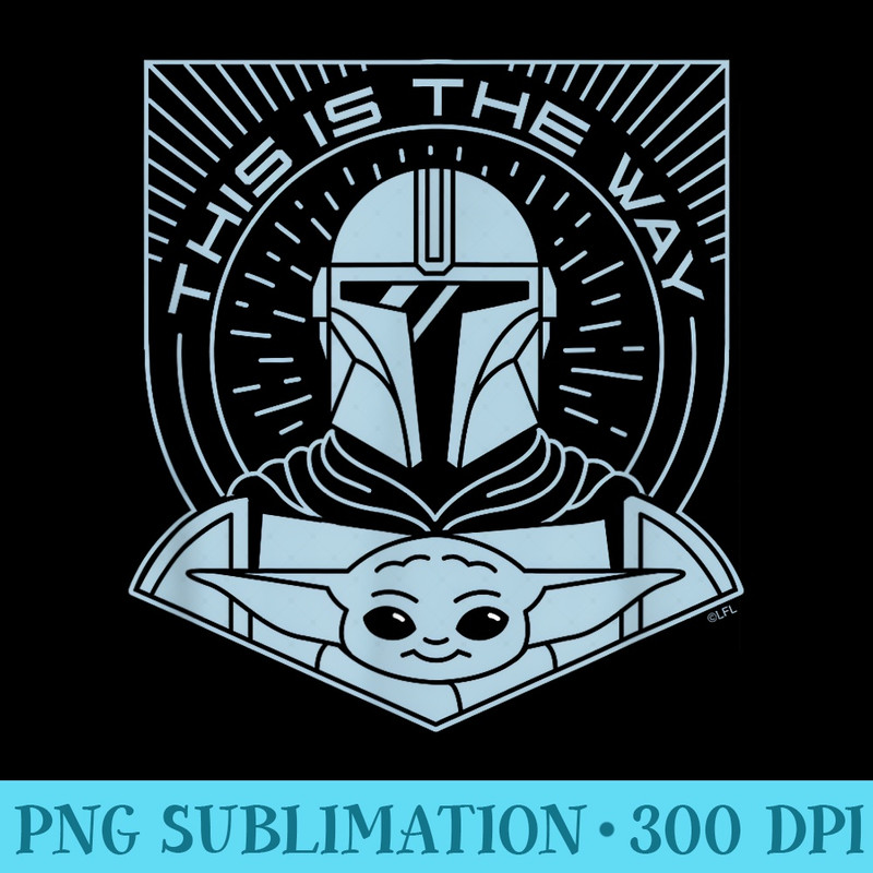 Star Wars The Mandalorian Season 3 Grogu The Way Hyperspace - PNG design assets - Instant Access To Downloadable Files